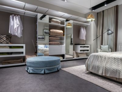Hinged built-in wardrobe with custom internals Sydney